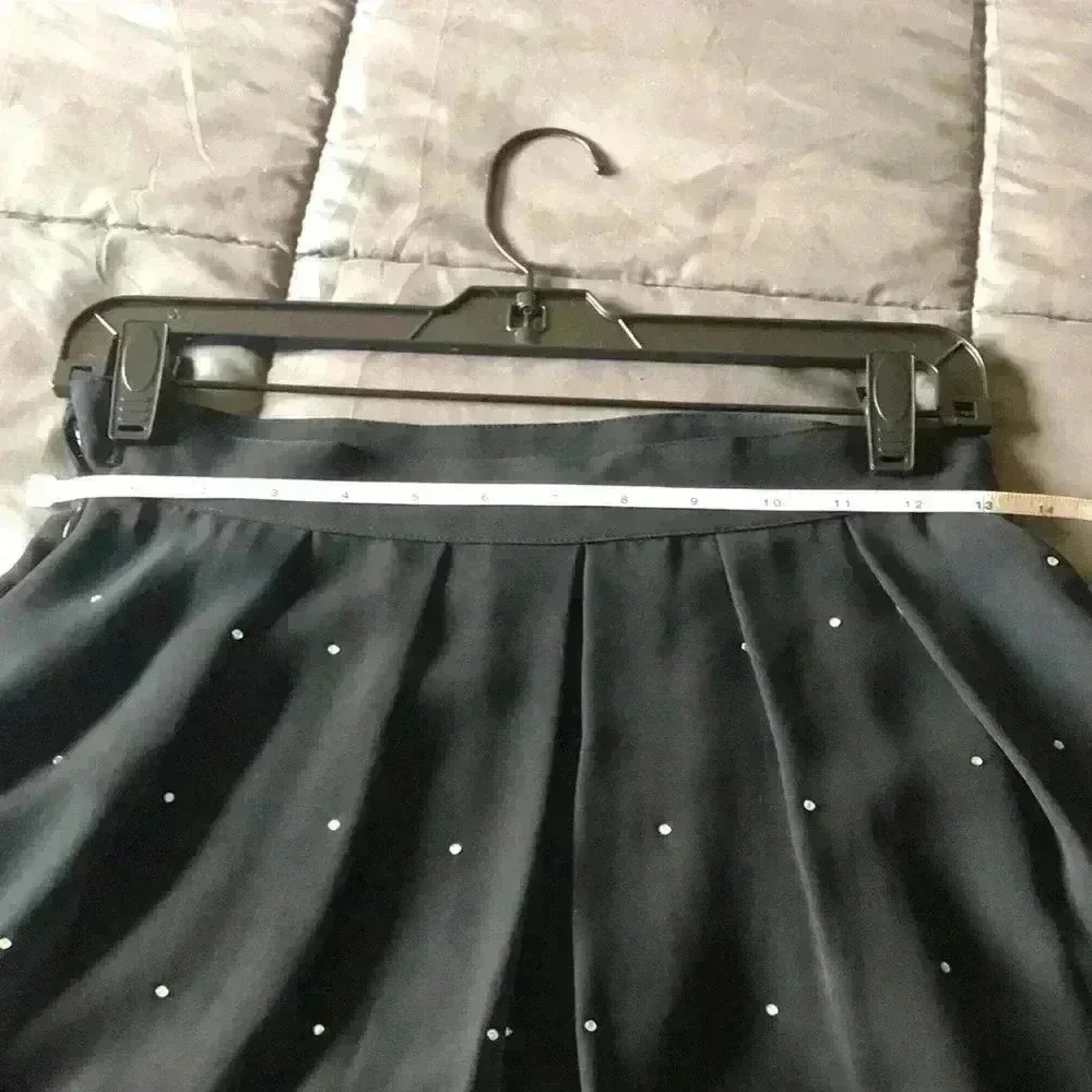 BCBGeneration Black Skirt with Crystals - Picture 8 of 9